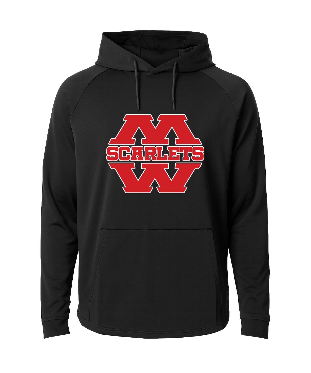 Mankato West Track - Black Hoodie - Full Front
