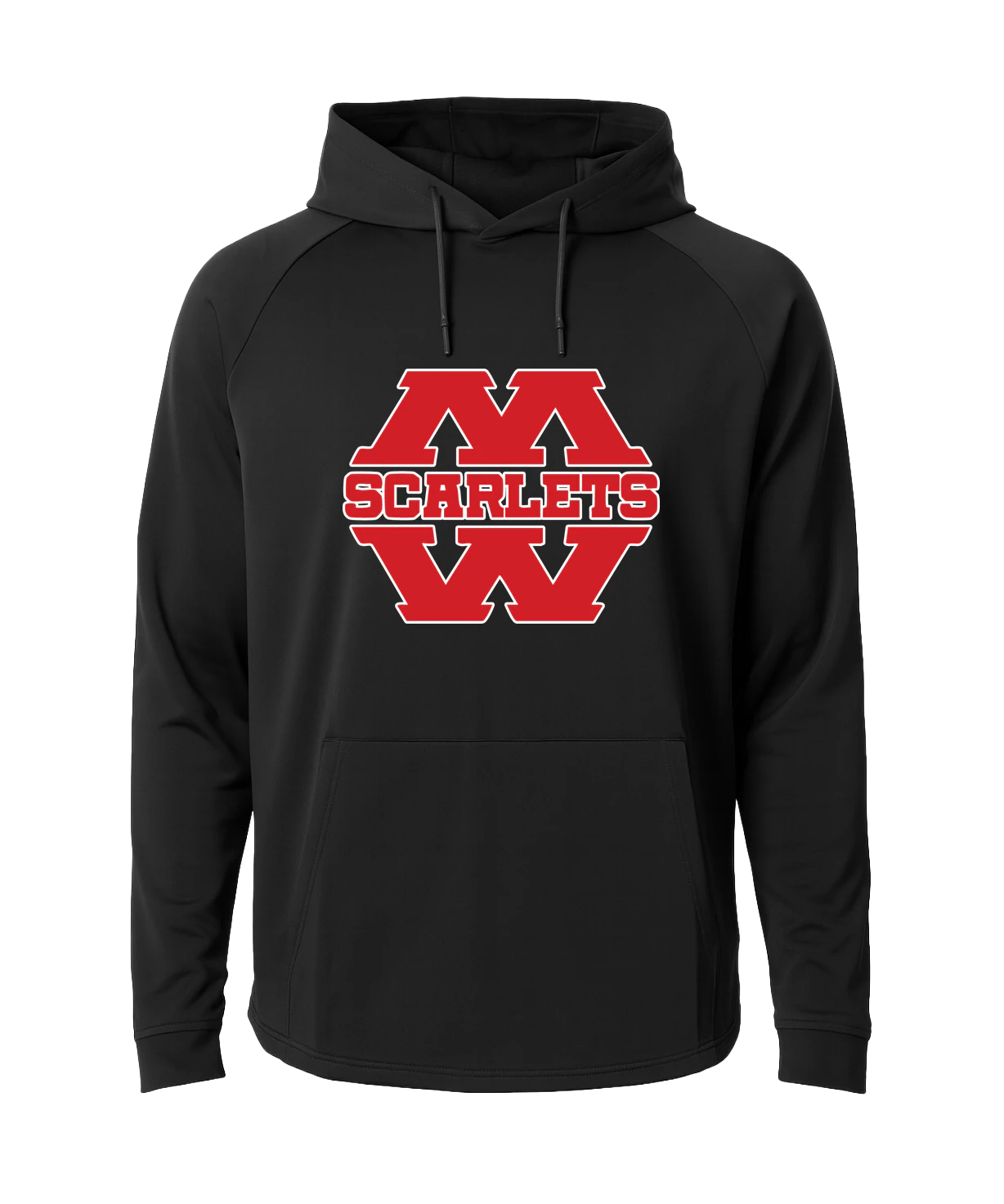 Mankato West Track - Black Hoodie - Full Front