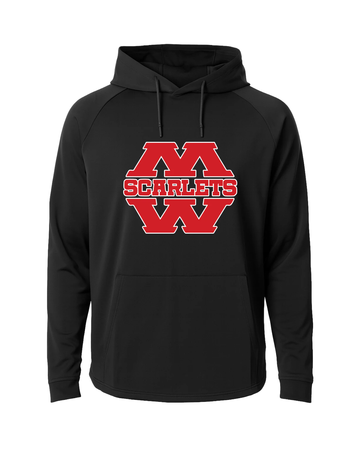 Mankato West Track - Black Hoodie - Full Front