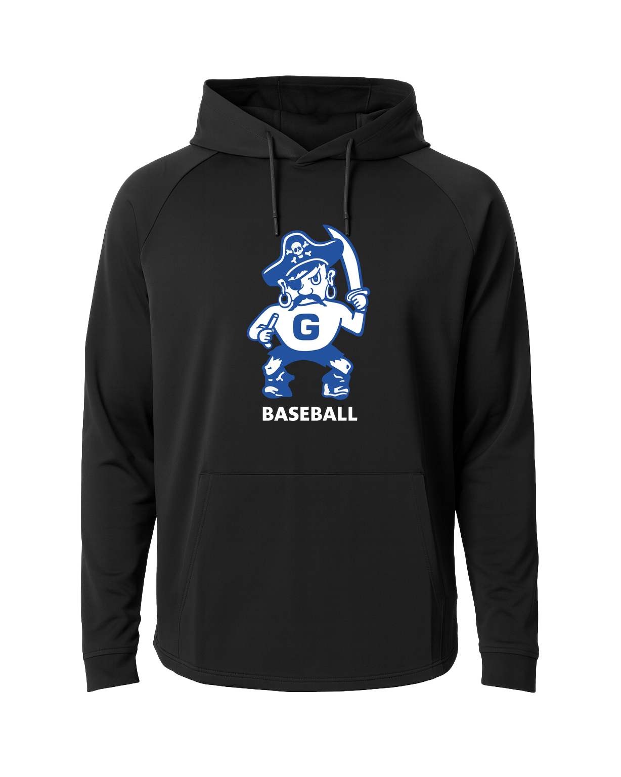 Galena Baseball - Black Hoodie - Full Front
