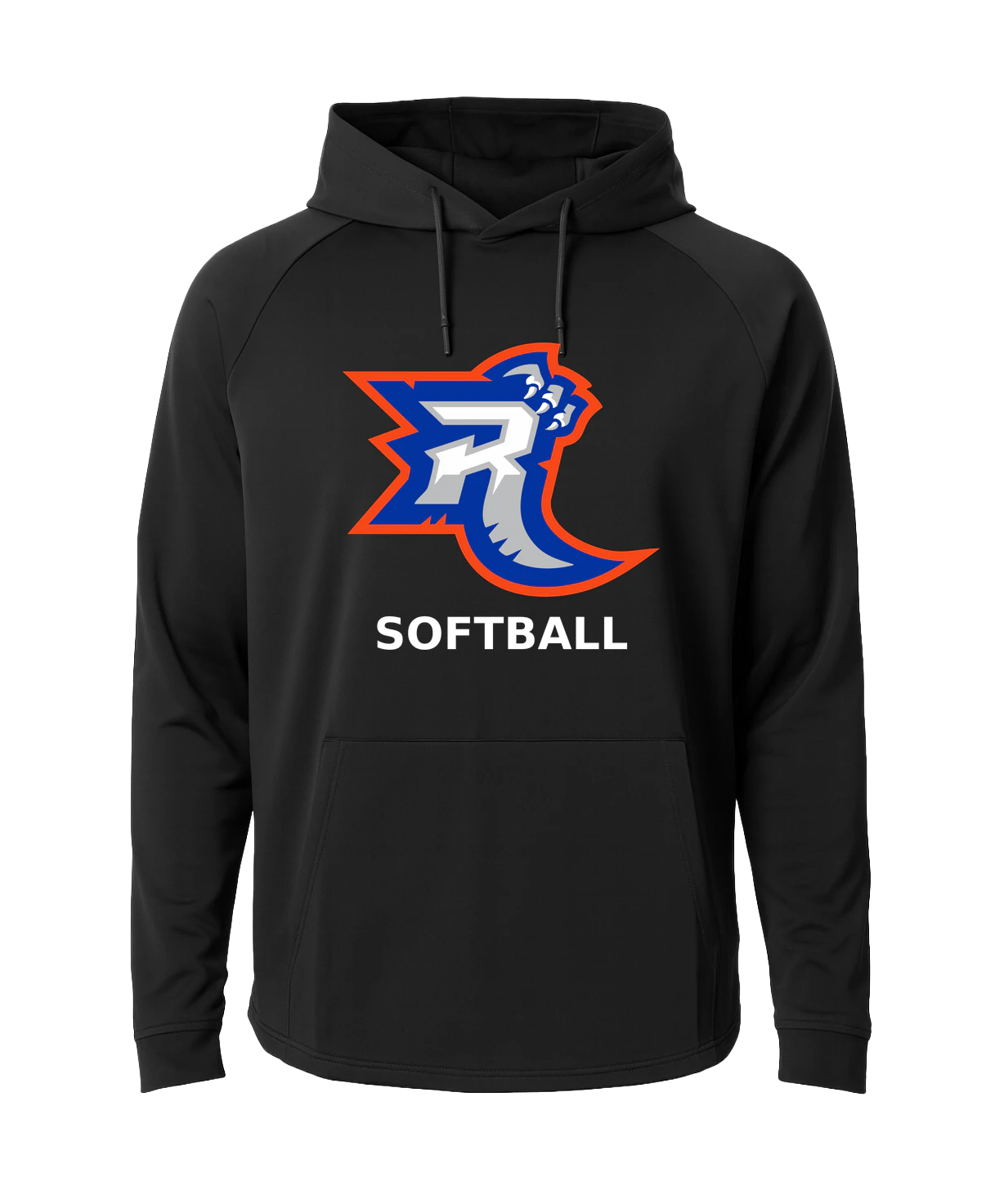 Carlton Wrenshall Softball - Black Hoodie - Full Front