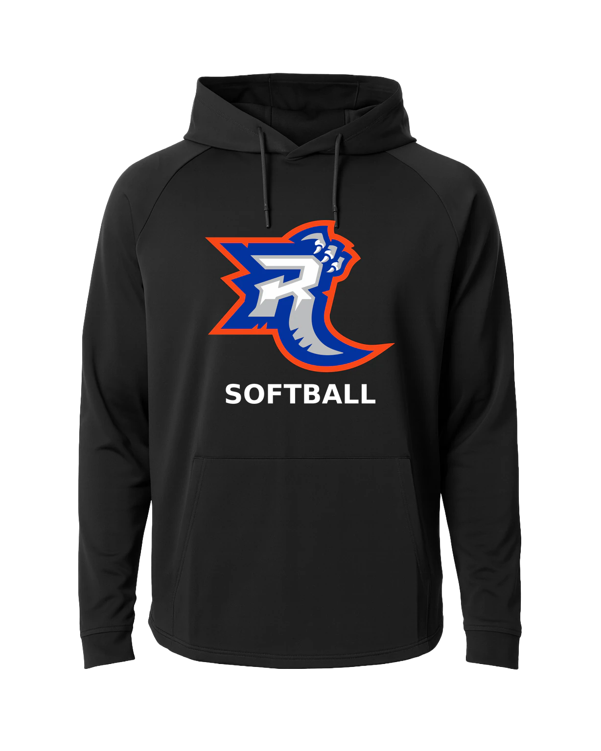 Carlton Wrenshall Softball - Black Hoodie - Full Front