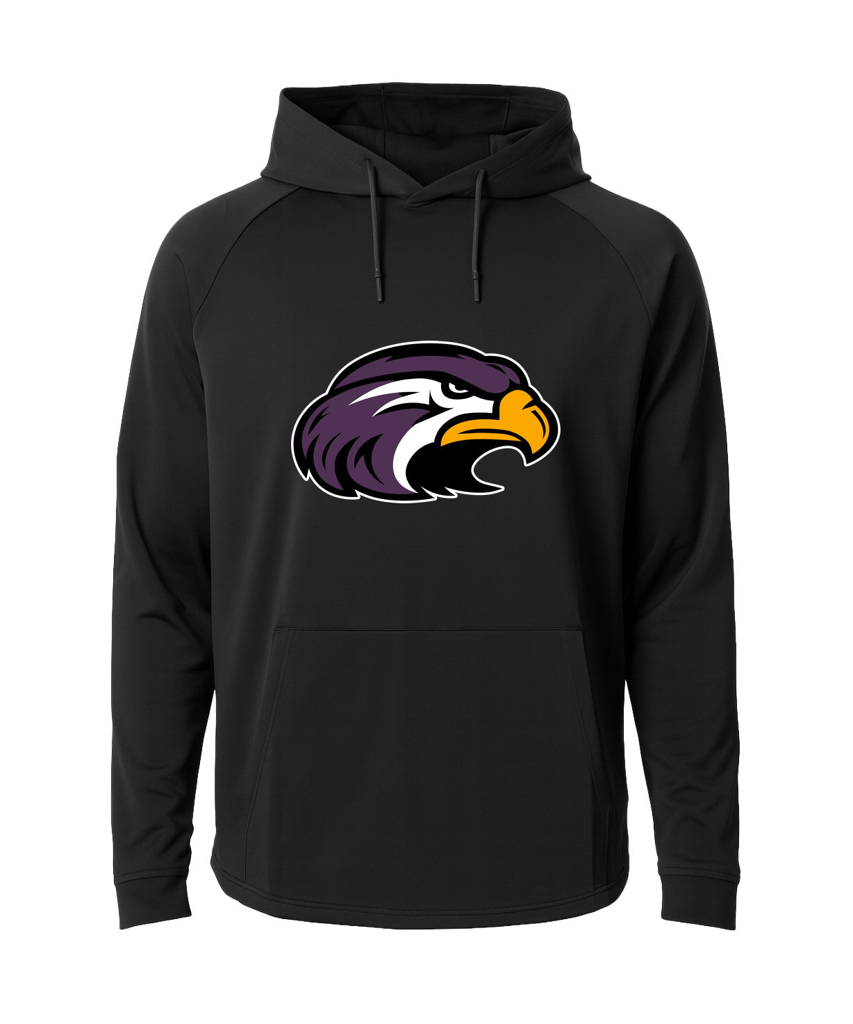 Montevideo Baseball - Black Hoodie - Full Front