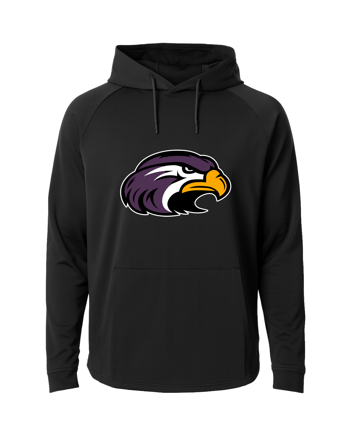 Montevideo Baseball - Black Hoodie - Full Front