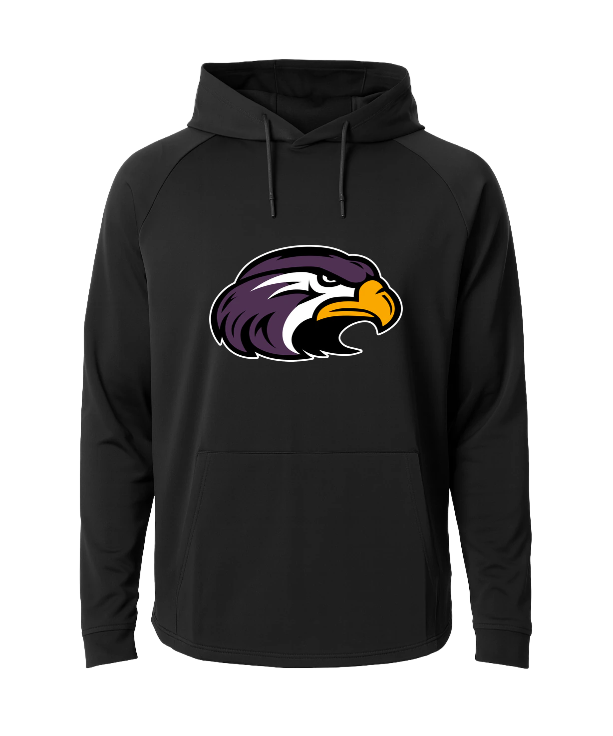 Montevideo Baseball - Black Hoodie - Full Front