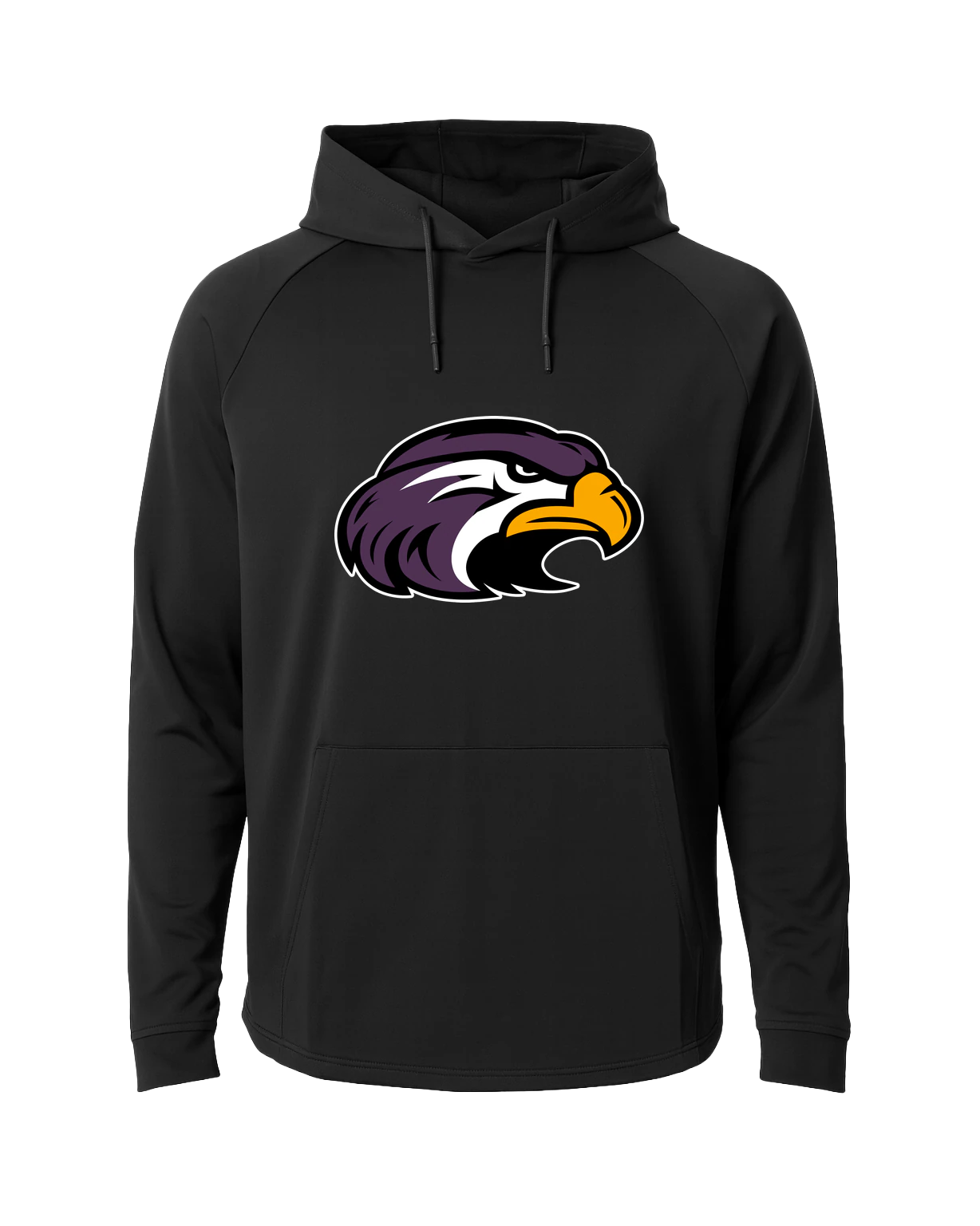 Montevideo Baseball - Black Hoodie - Full Front