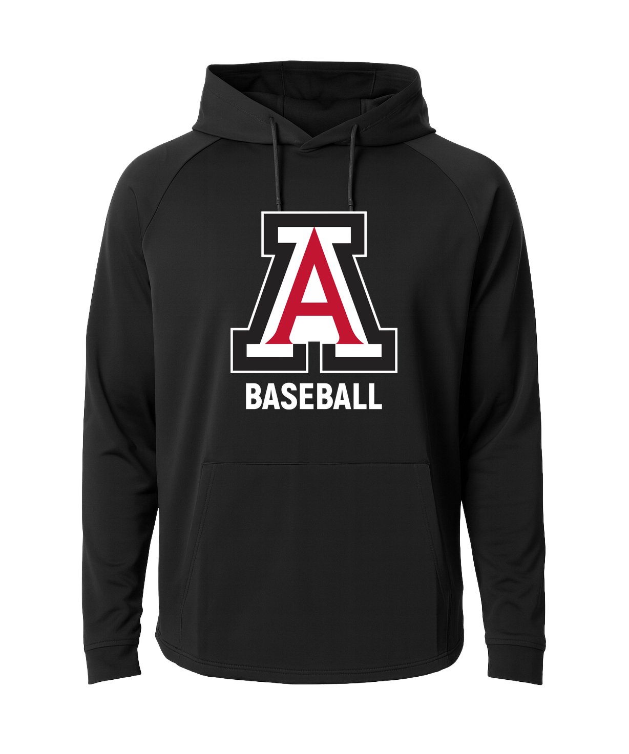 Amboy Baseball - Black Hoodie - Full Front