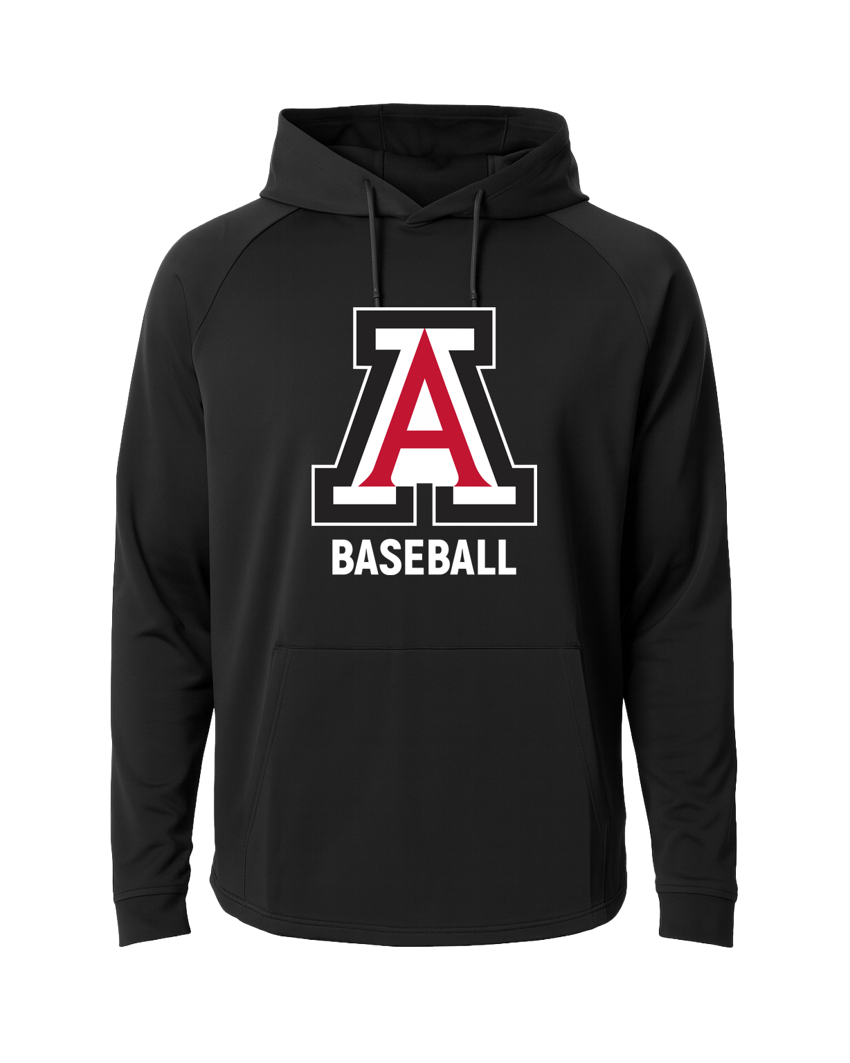 Amboy Baseball - Black Hoodie - Full Front