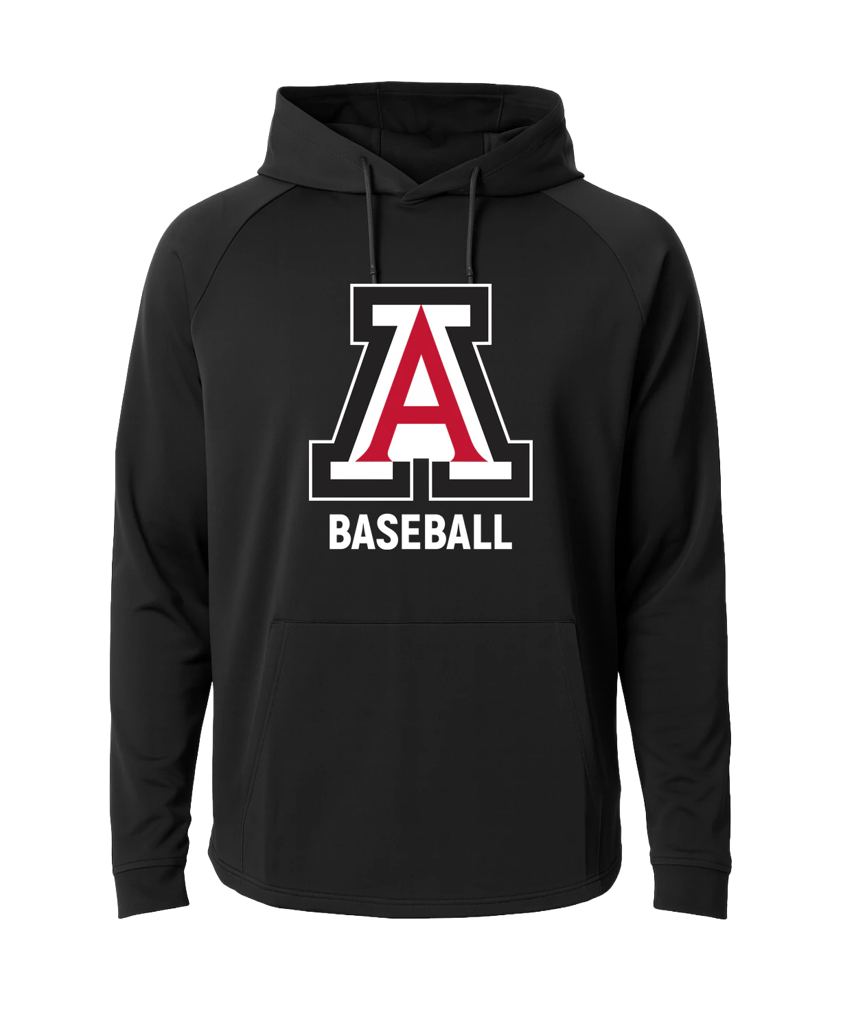 Amboy Baseball - Black Hoodie - Full Front
