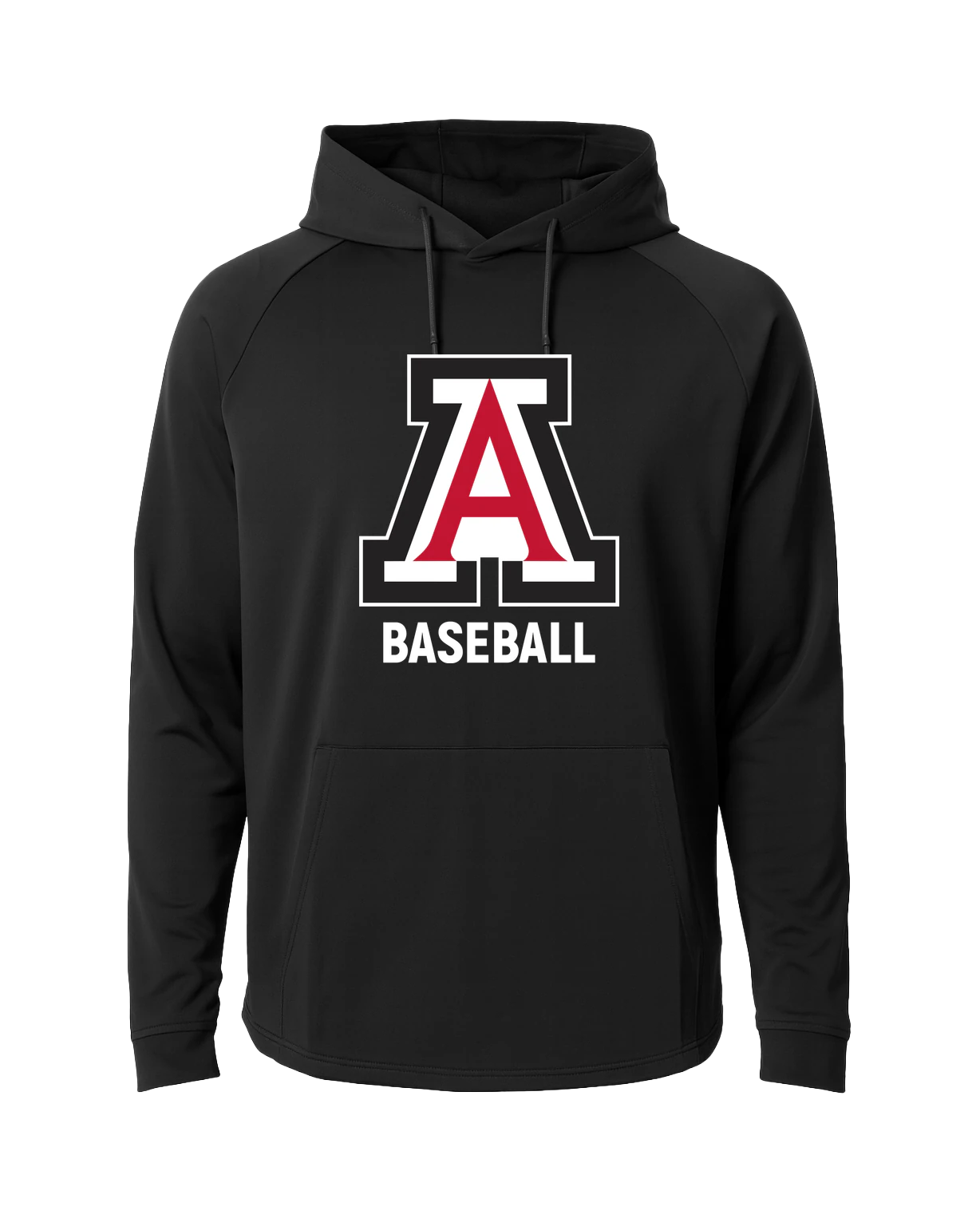 Amboy Baseball - Black Hoodie - Full Front