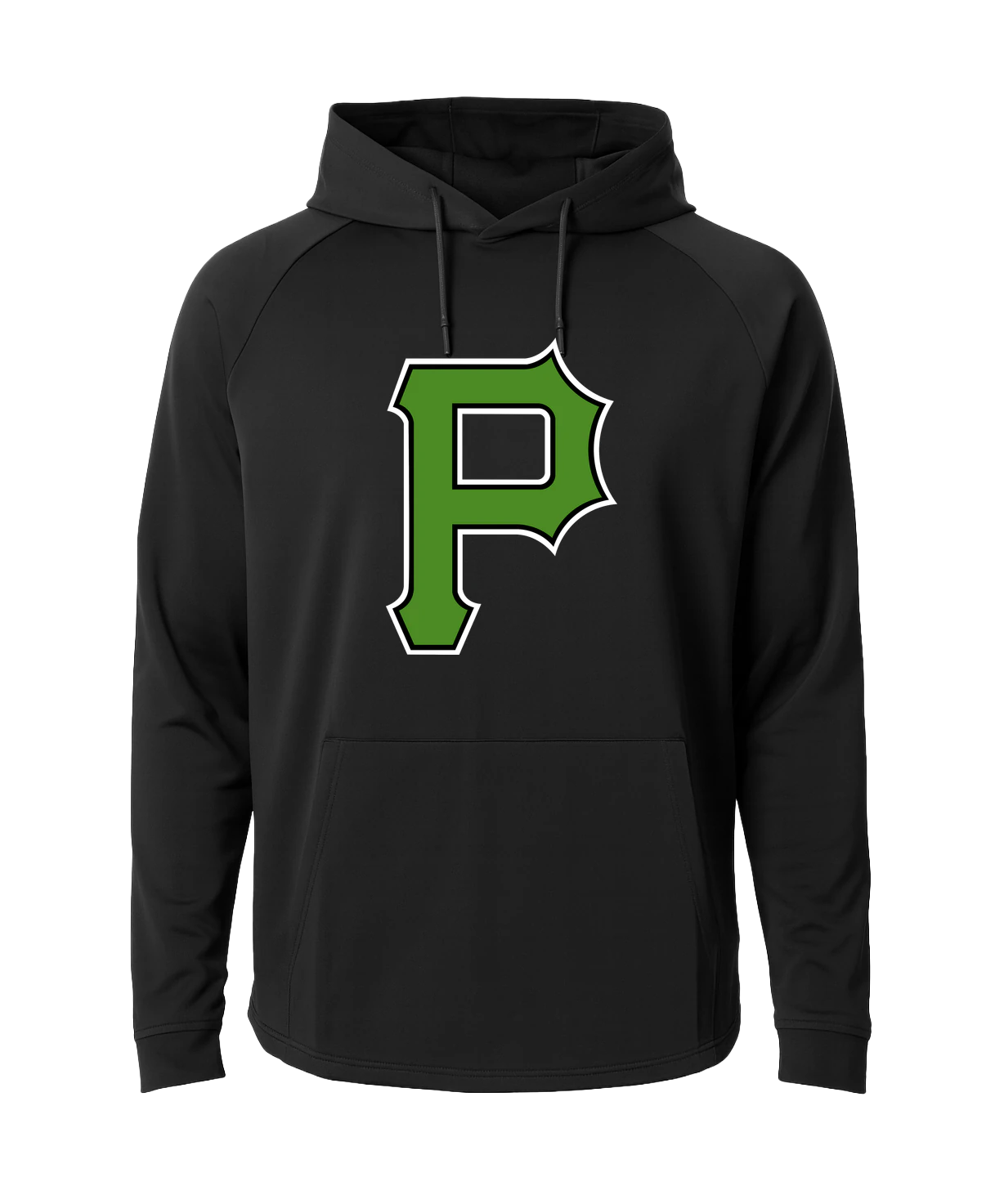 Pipestone Baseball - Black Hoodie - Full Front
