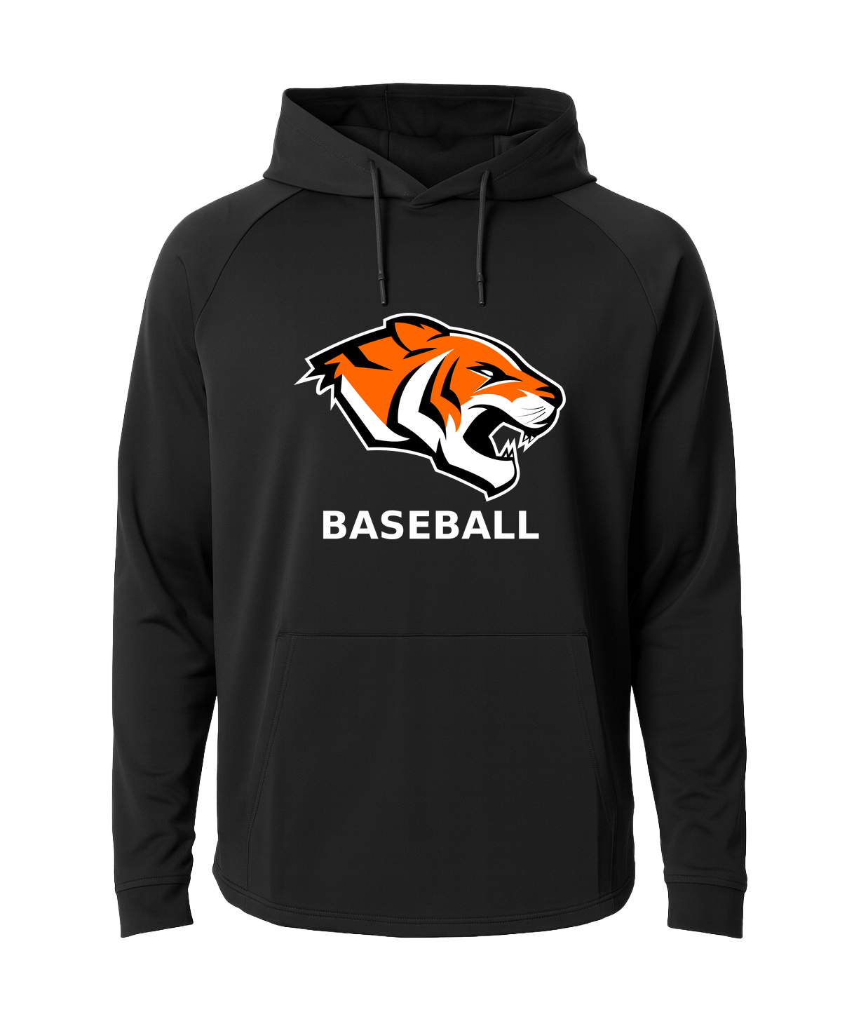 Morris Baseball Association - Black Hoodie - Full Front