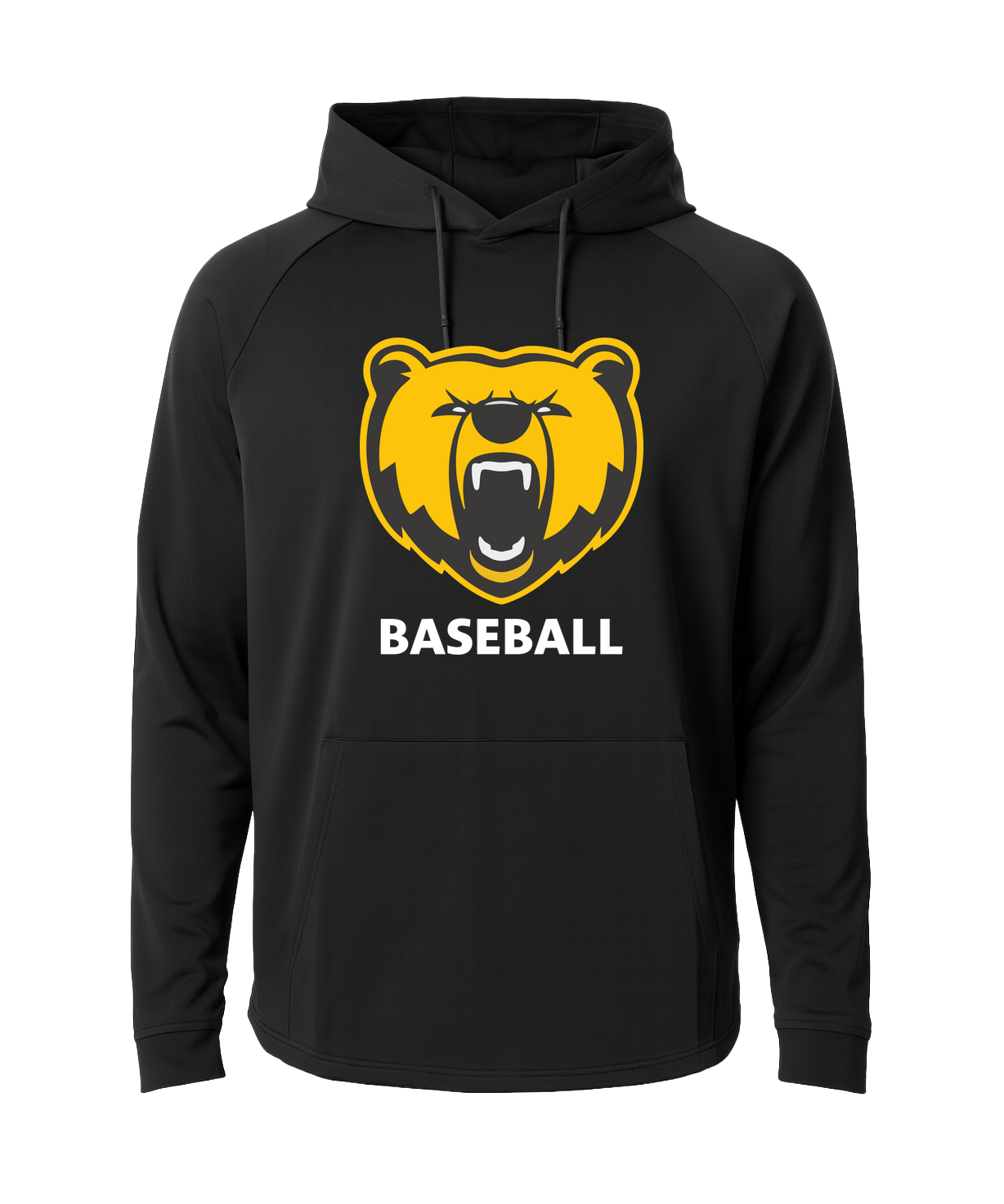 Byron Baseball - Black Hoodie - Full Front