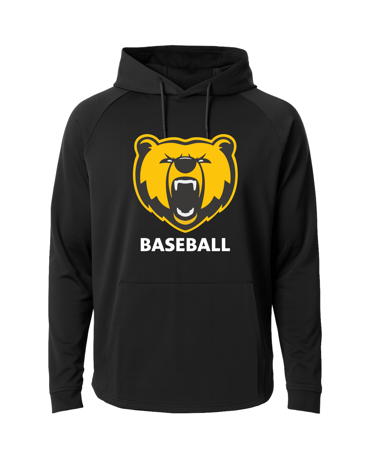 Byron Baseball - Black Hoodie - Full Front