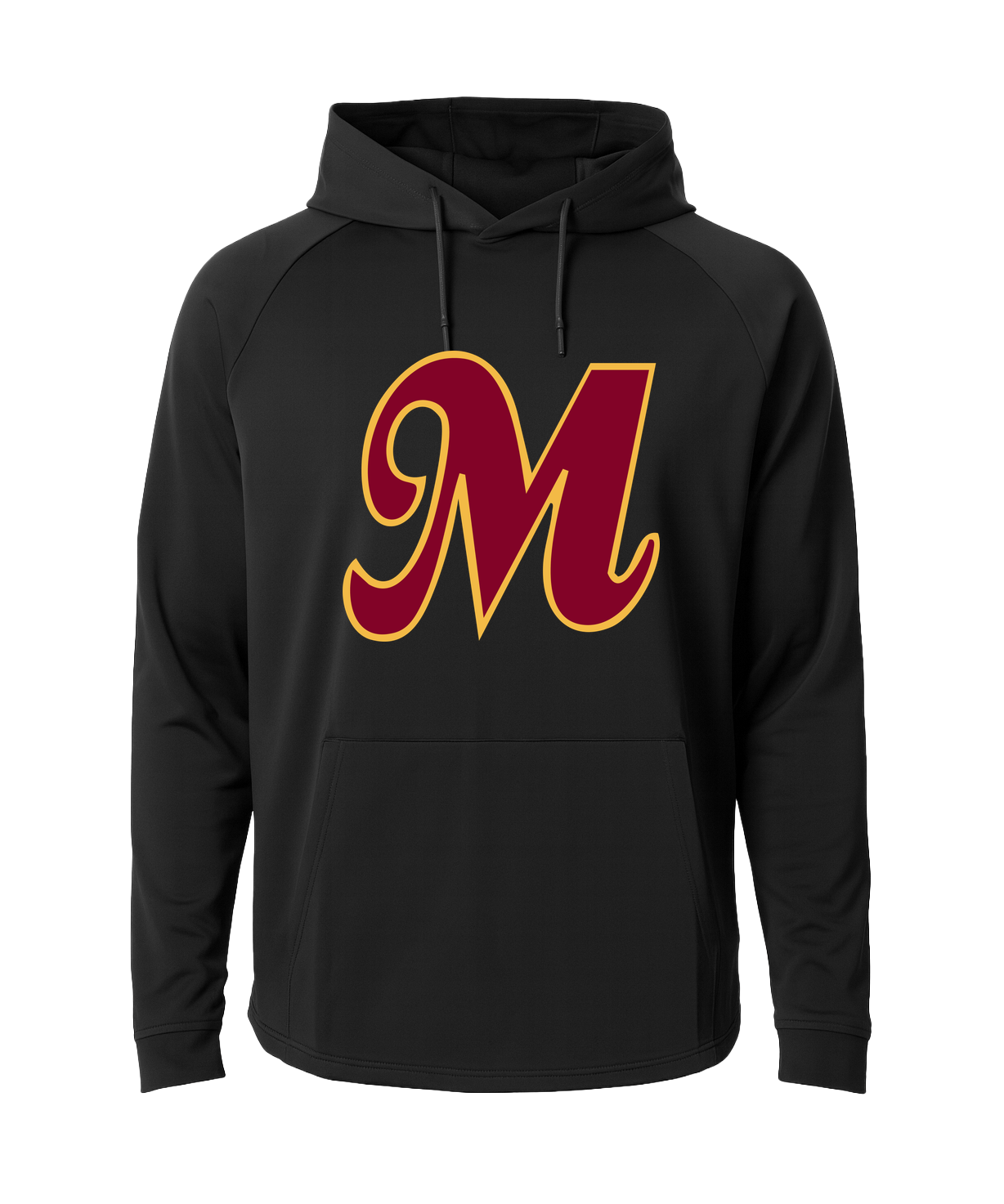 Mankato Area Youth Baseball Association - Black Hoodie - Full Front