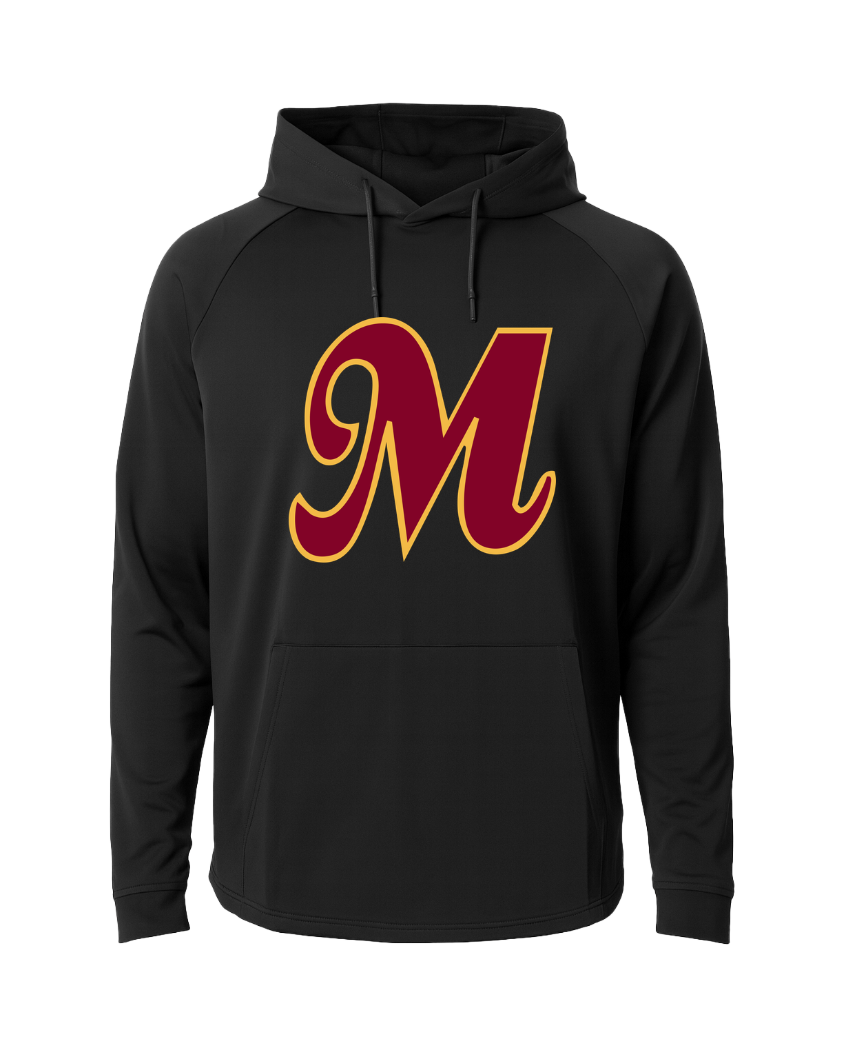 Mankato Area Youth Baseball Association - Black Hoodie - Full Front