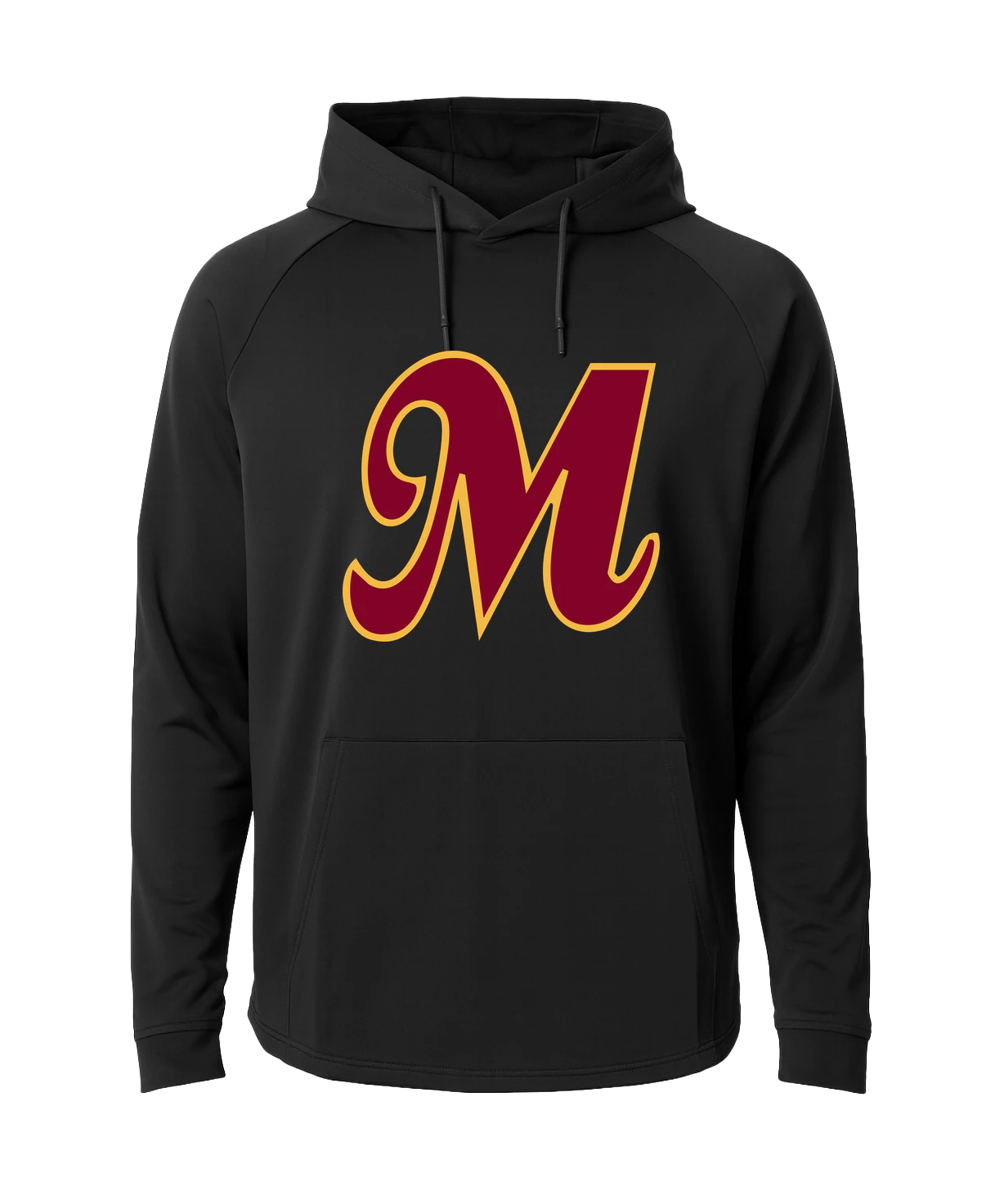 Mankato Area Youth Baseball Association - Black Hoodie - Full Front