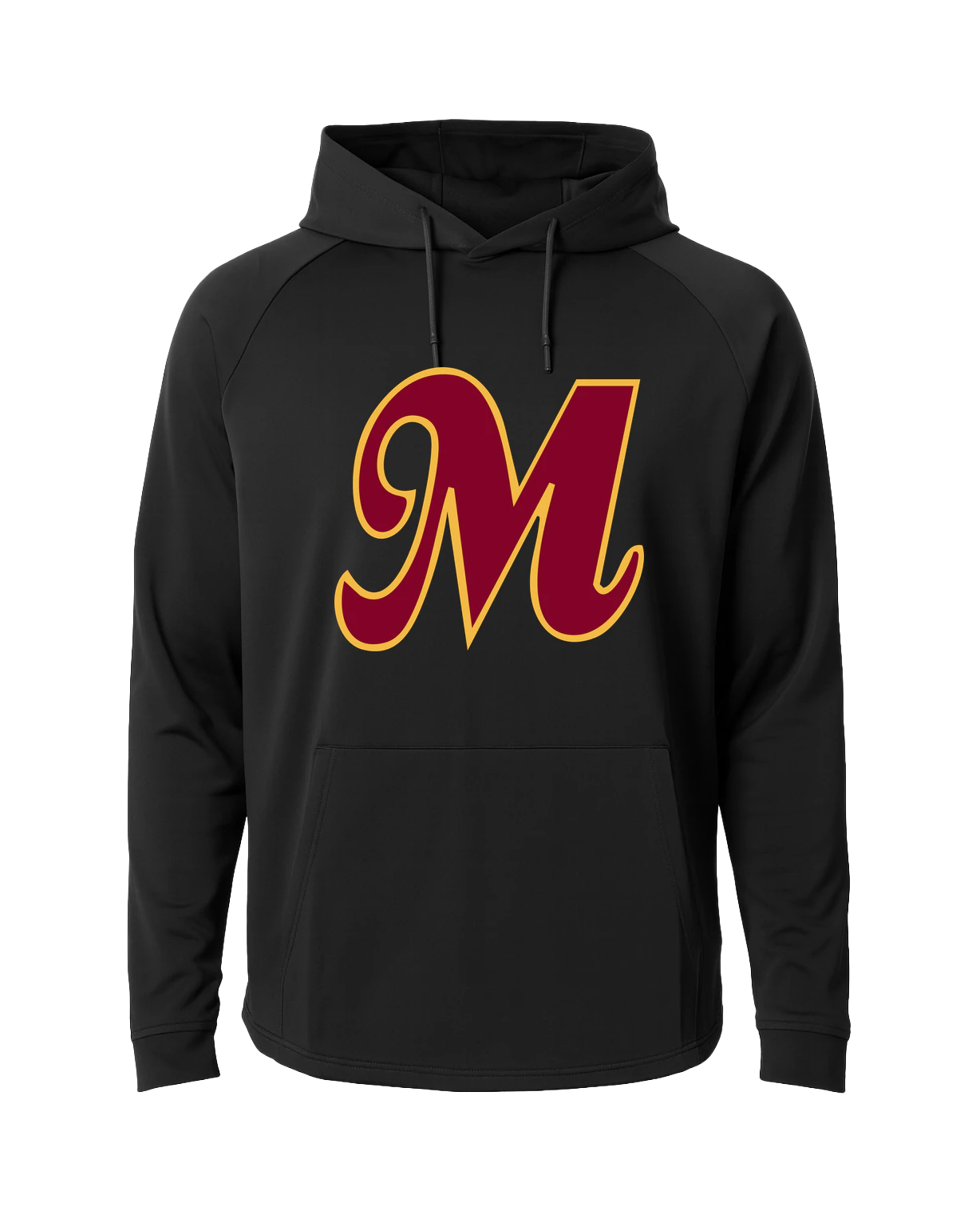 Mankato Area Youth Baseball Association - Black Hoodie - Full Front