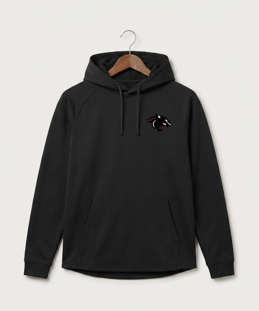 Nrheg Panthers High School Football (Boys) - Black Hoodie - Left Chest