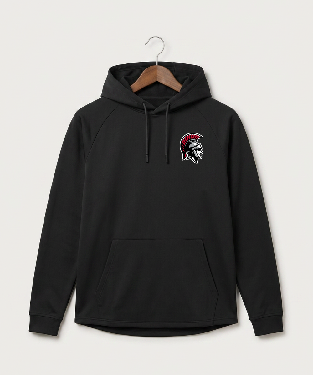 Worthington High School Football (Boys) - Black Hoodie - Left Chest