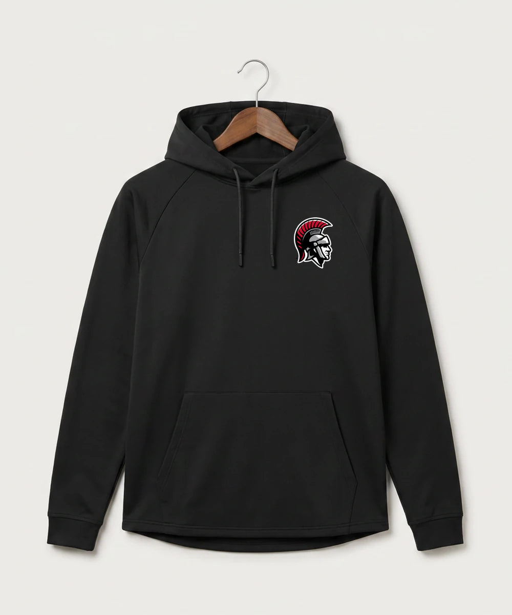 Worthington High School Football (Boys) - Black Hoodie - Left Chest