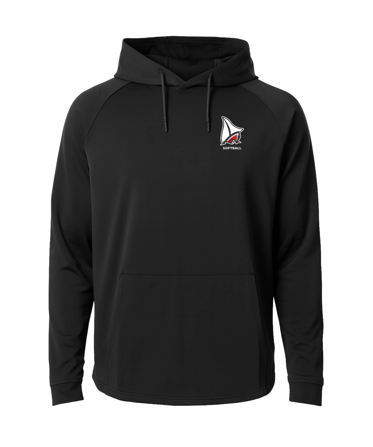 Detroit Lakes Softball - Black Hoodie - Left Chest