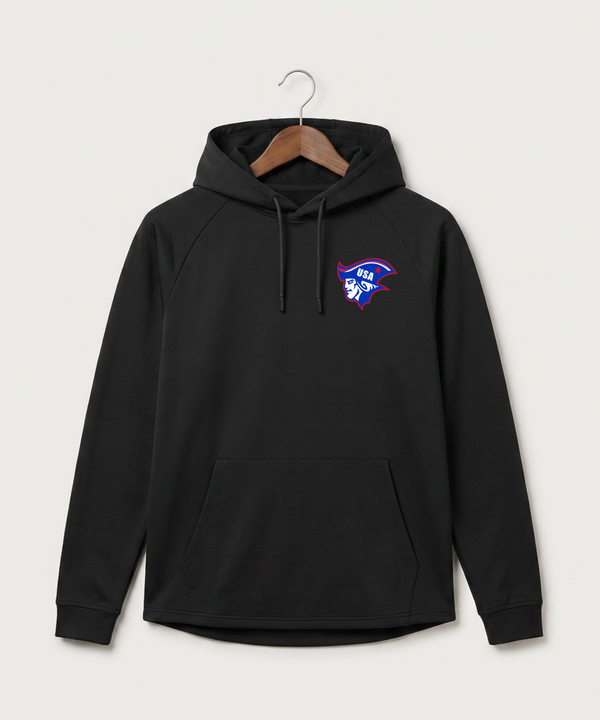 Upsala High School Football (Boys) - Black Hoodie - Left Chest