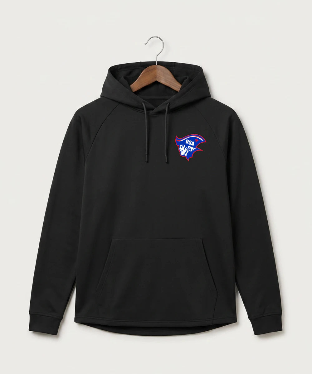 Upsala High School Football (Boys) - Black Hoodie - Left Chest
