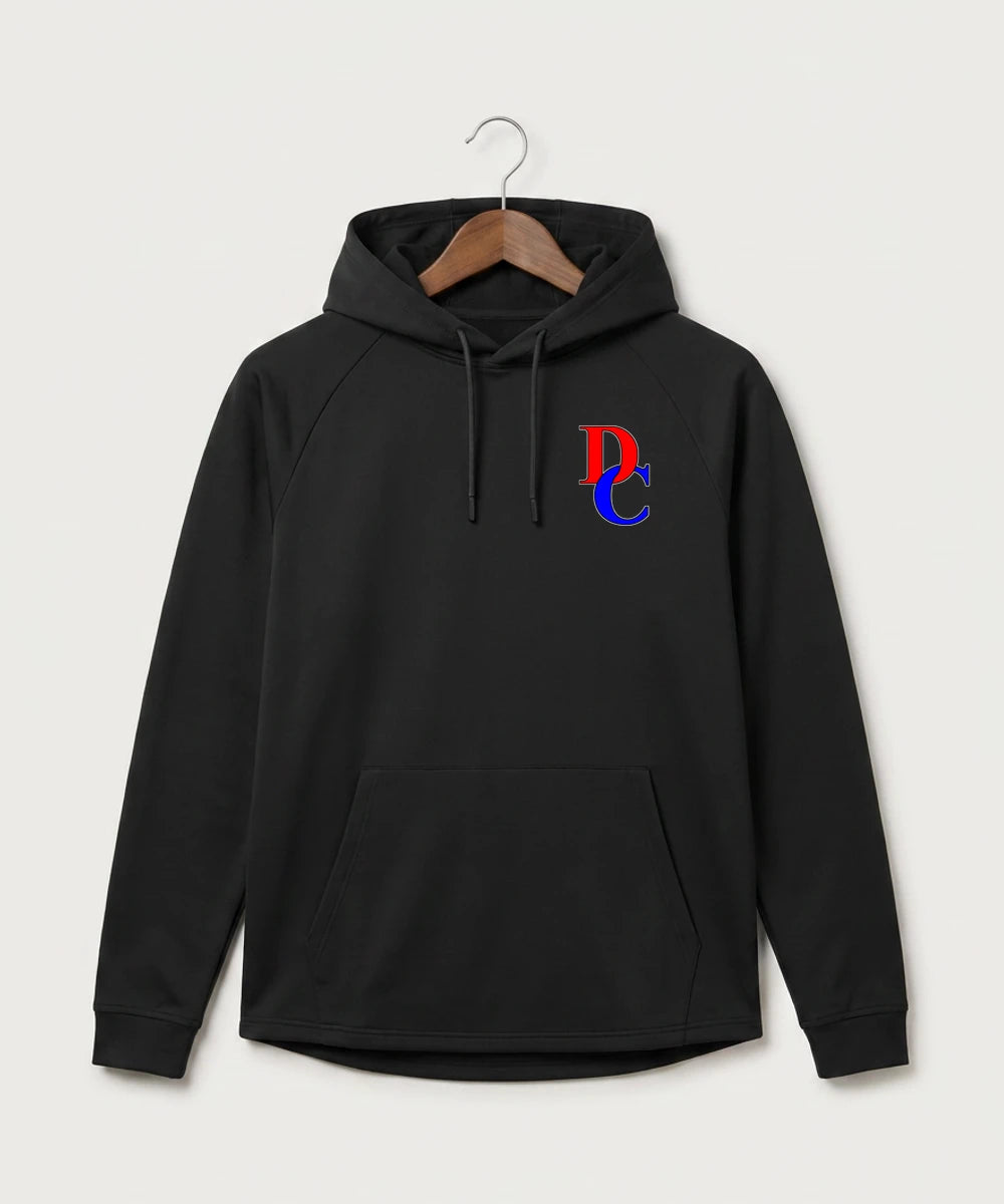 Davenport Central High School Volleyball (Girls) - Black Hoodie - Left Chest