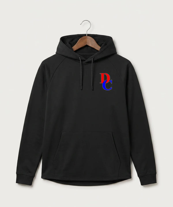 Davenport Central High School Volleyball (Girls) - Black Hoodie - Left Chest