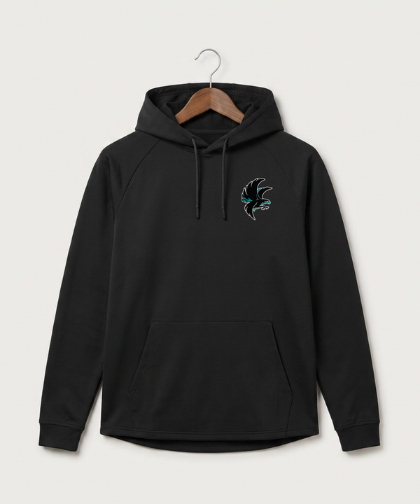Alden-Conger-Glenville Emmons High School Football (Boys) - Black Hoodie - Left Chest