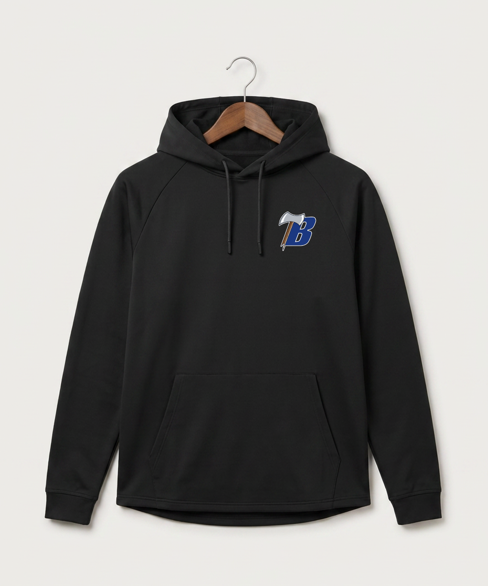 Bemidji High School Football (Boys) - Black Hoodie - Left Chest