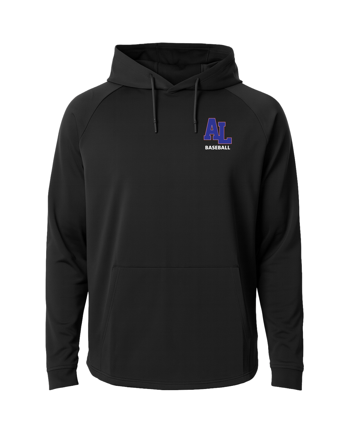 Albert Lea Baseball - Black Hoodie - Left Chest
