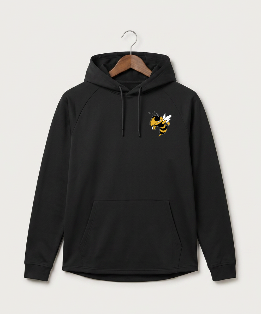Perham High School Football (Boys) - Black Hoodie - Left Chest