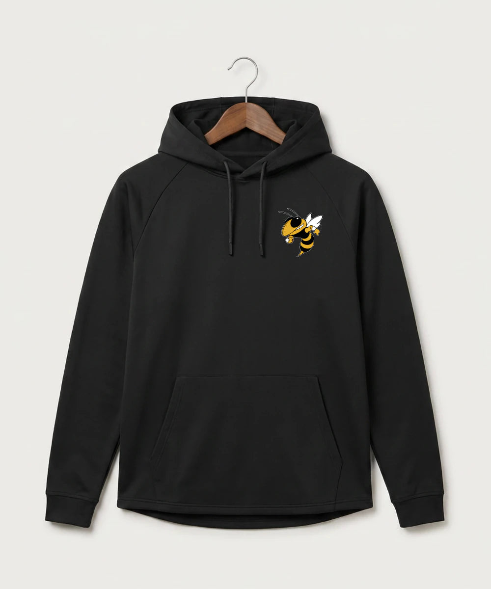 Perham High School Football (Boys) - Black Hoodie - Left Chest