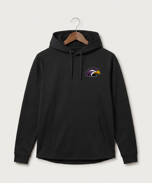 Montevideo High School Football (Boys) - Black Hoodie - Left Chest