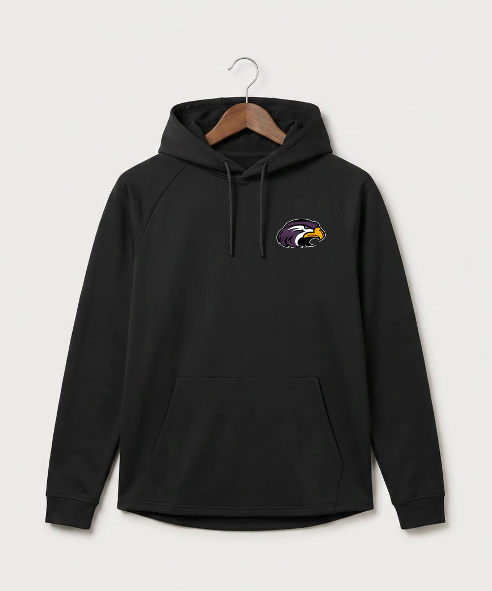 Montevideo High School Football (Boys) - Black Hoodie - Left Chest
