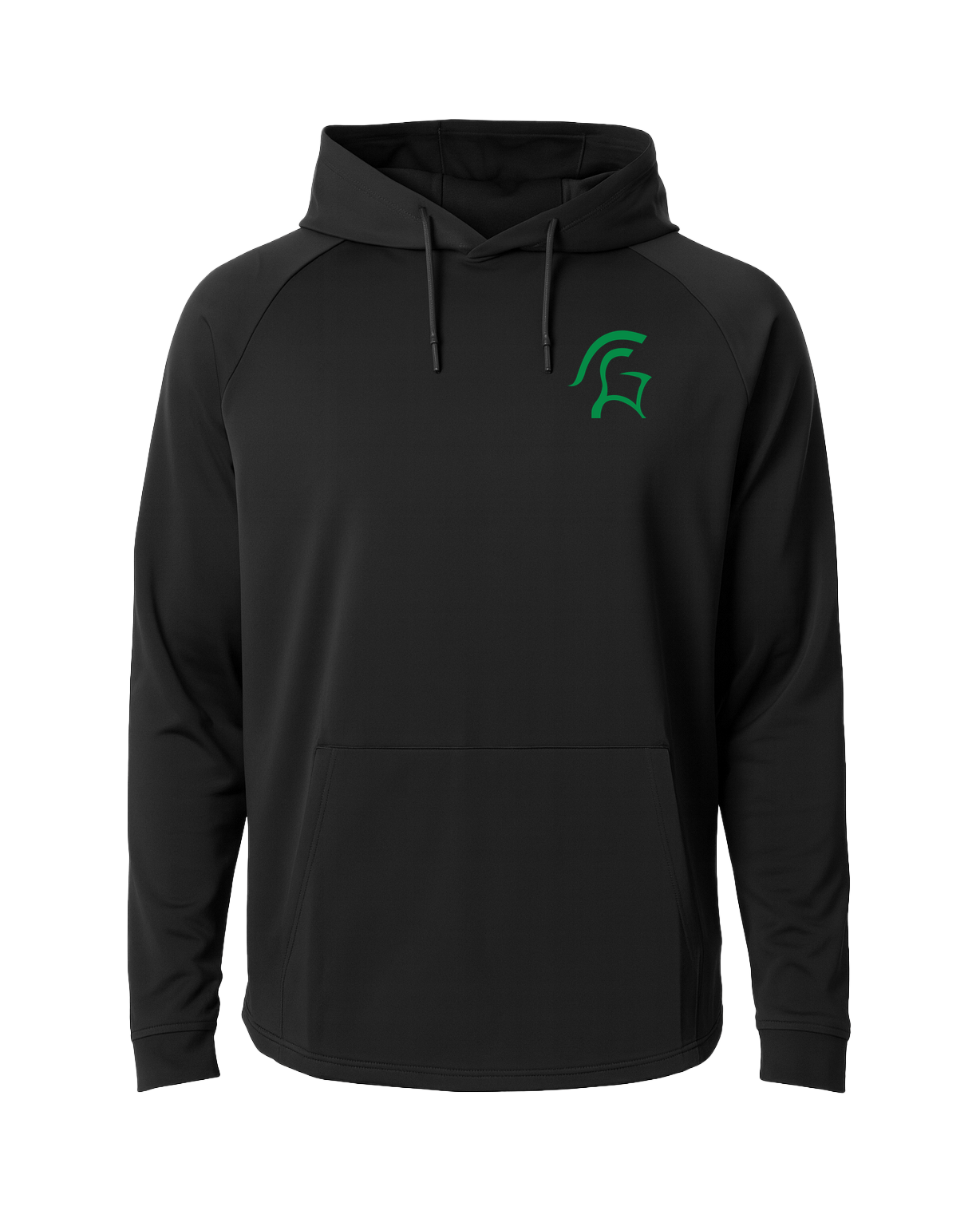 La Crescent Softball - Black Hoodie - Left Chest
