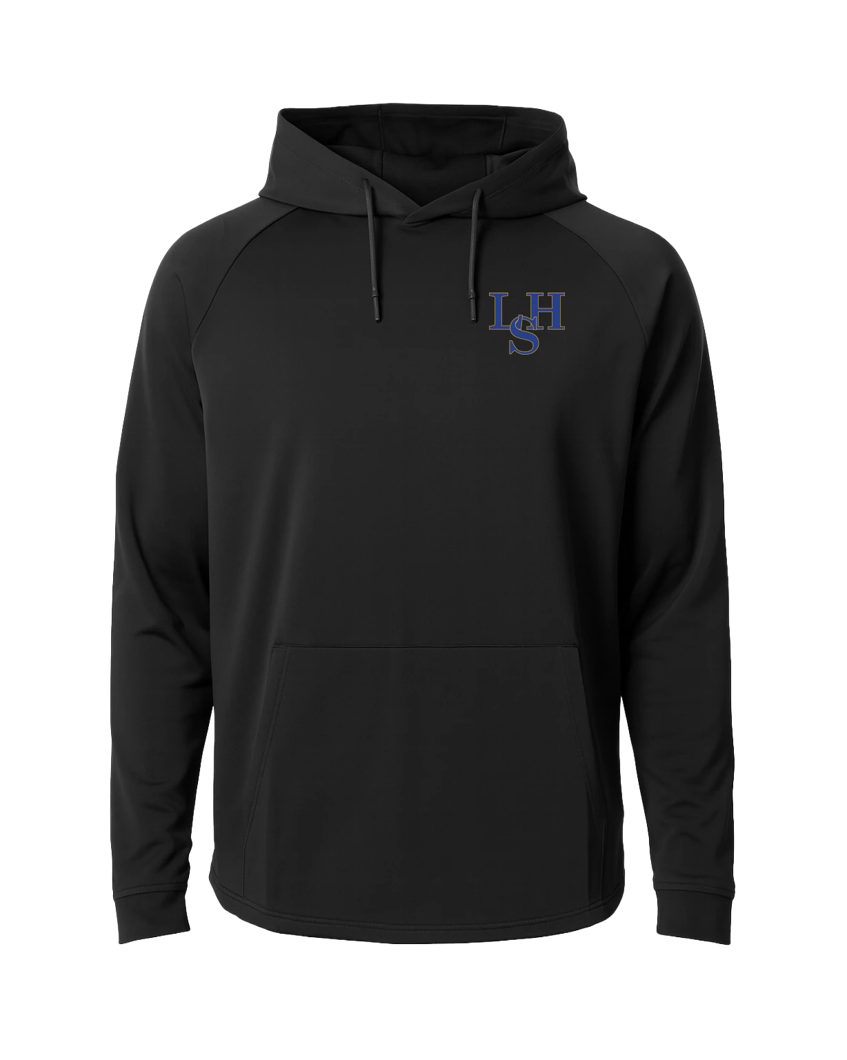 LeSueur Henderson Baseball & Softball - Black Hoodie - Left Chest