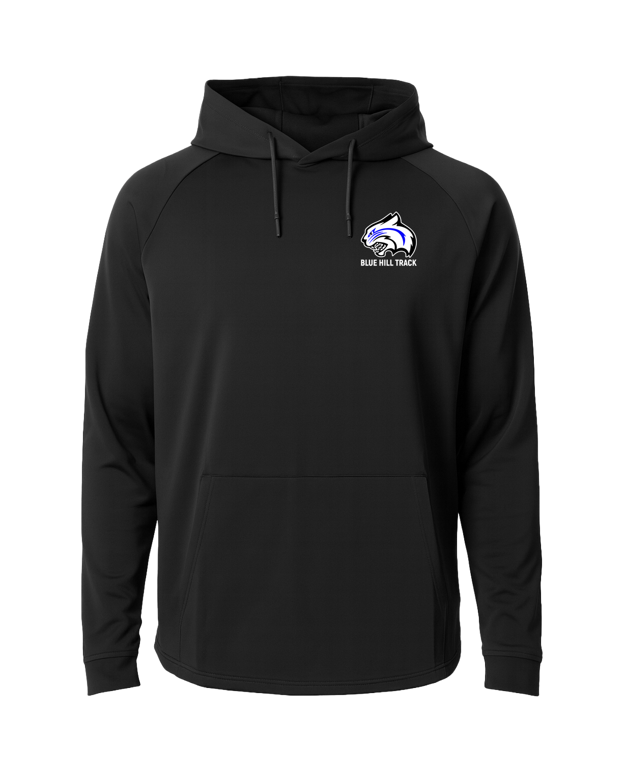 Blue Hill High School - Black Hoodie - Left Chest