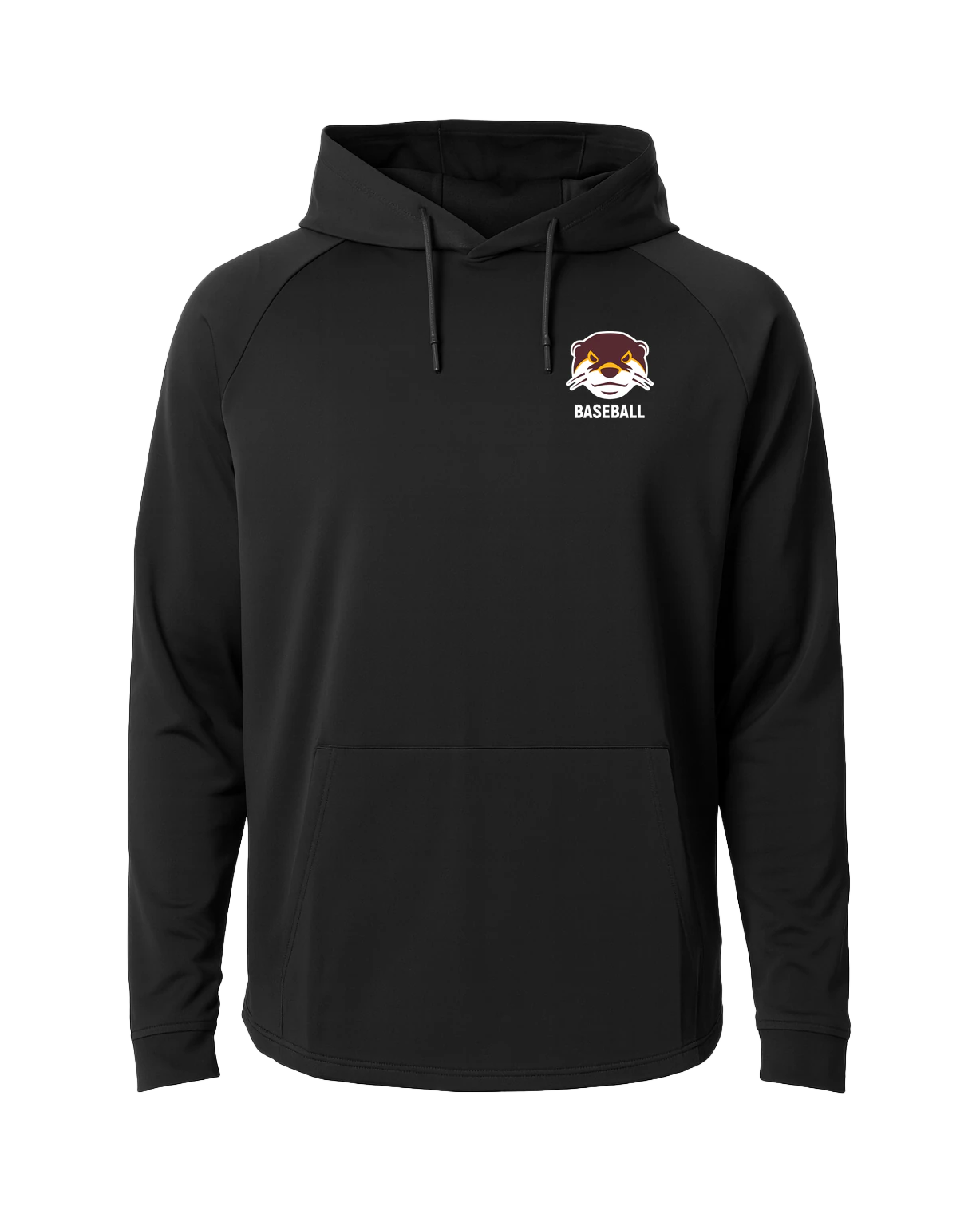 Fergus Falls Baseball - Black Hoodie - Left Chest