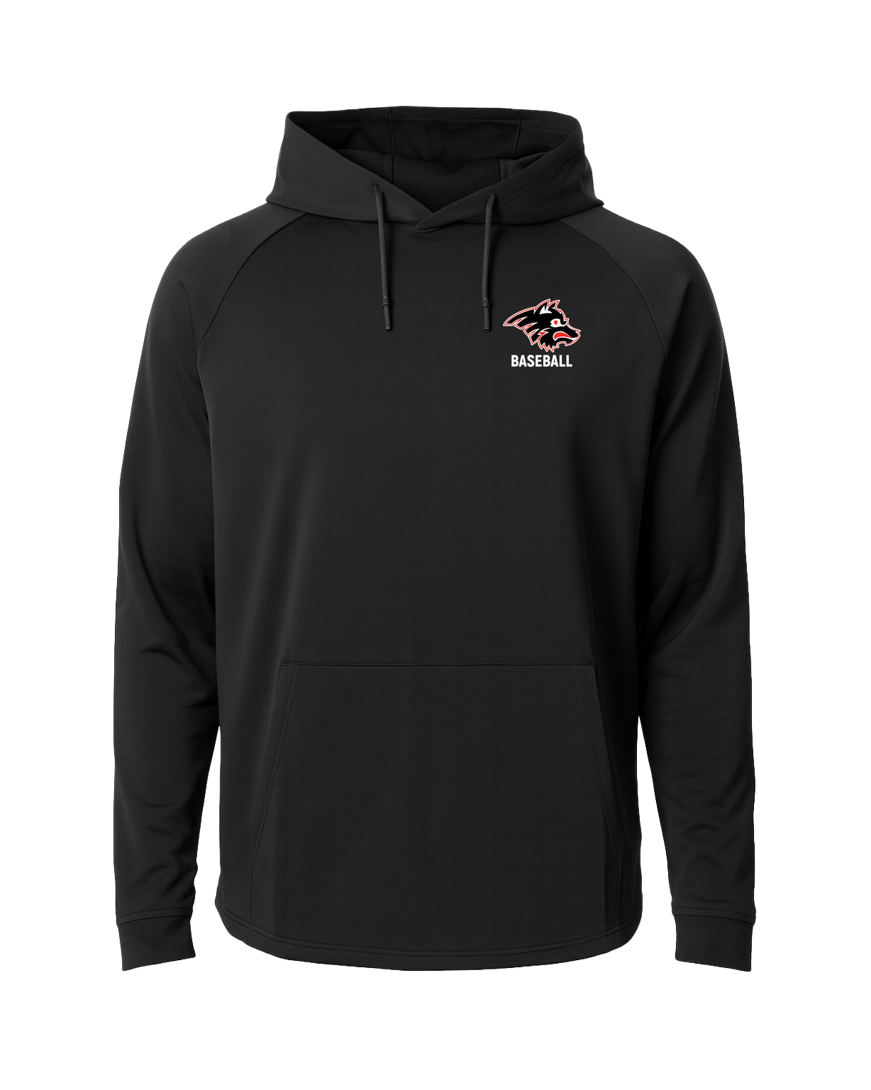 Milaca Baseball - Black Hoodie - Left Chest