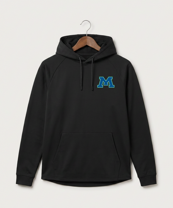 Minnewaska Area High School Football (Boys) - Black Hoodie - Left Chest
