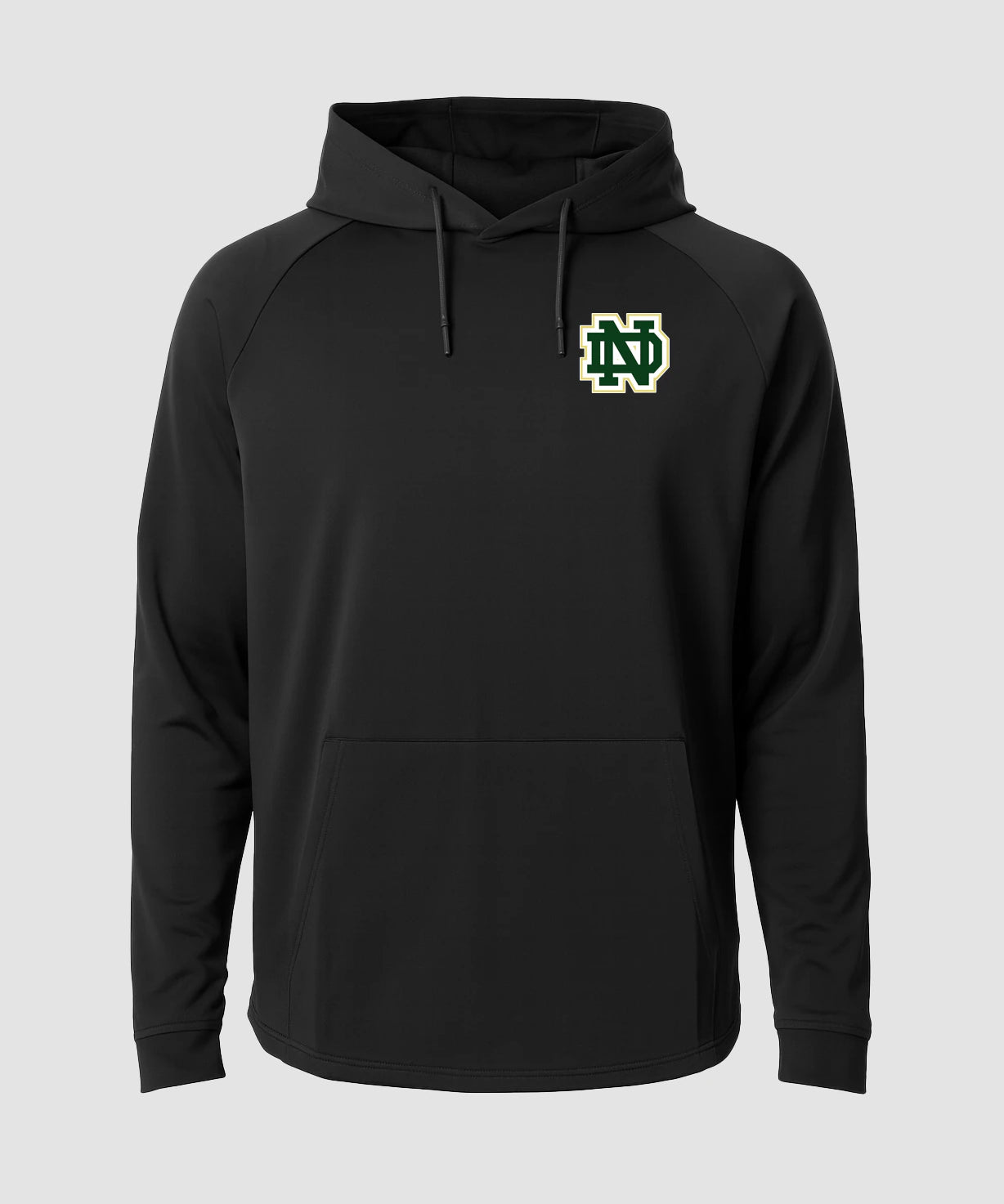 Notre Dame Hockey - Black Hoodie - Left Chest