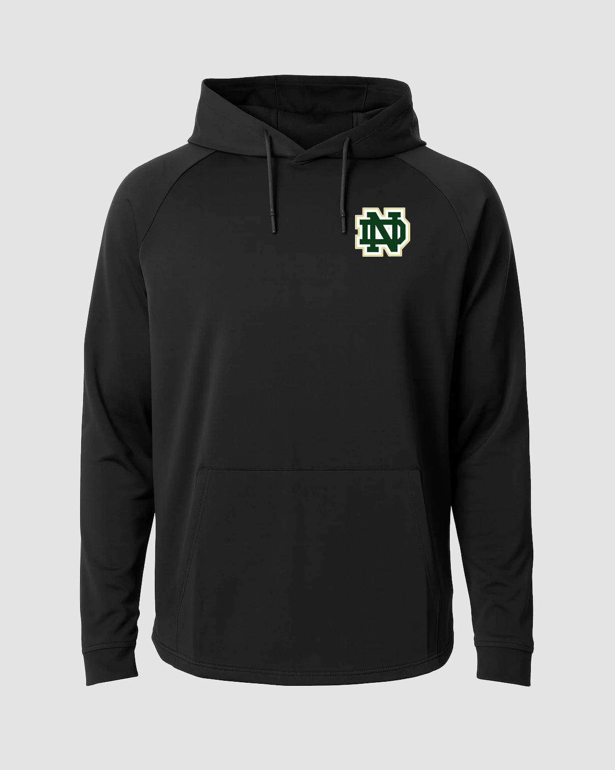 Notre Dame Hockey - Black Hoodie - Left Chest