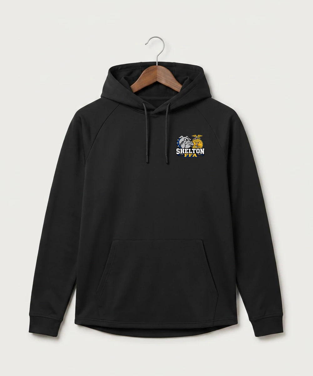 Shelton High School FFA general - Black Hoodie - Left Chest