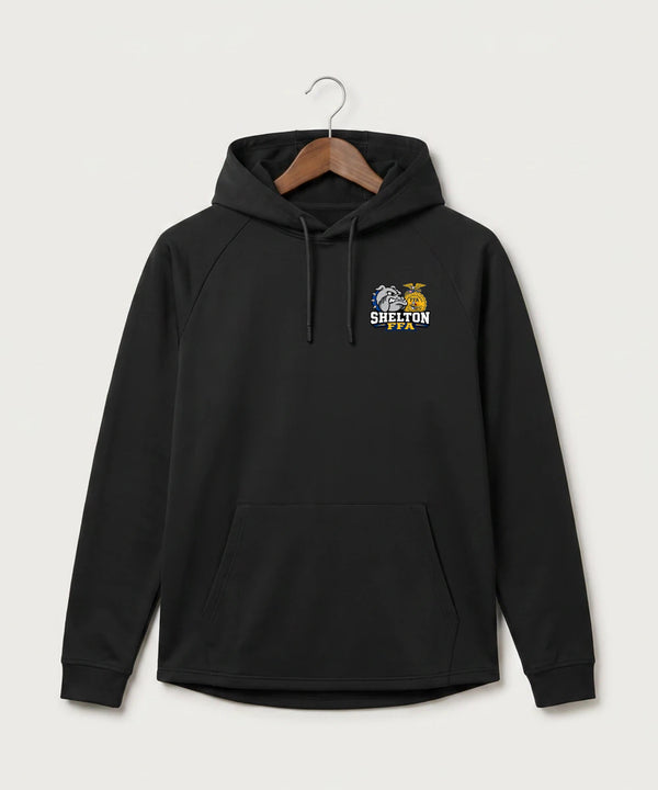 Shelton High School FFA general - Black Hoodie - Left Chest