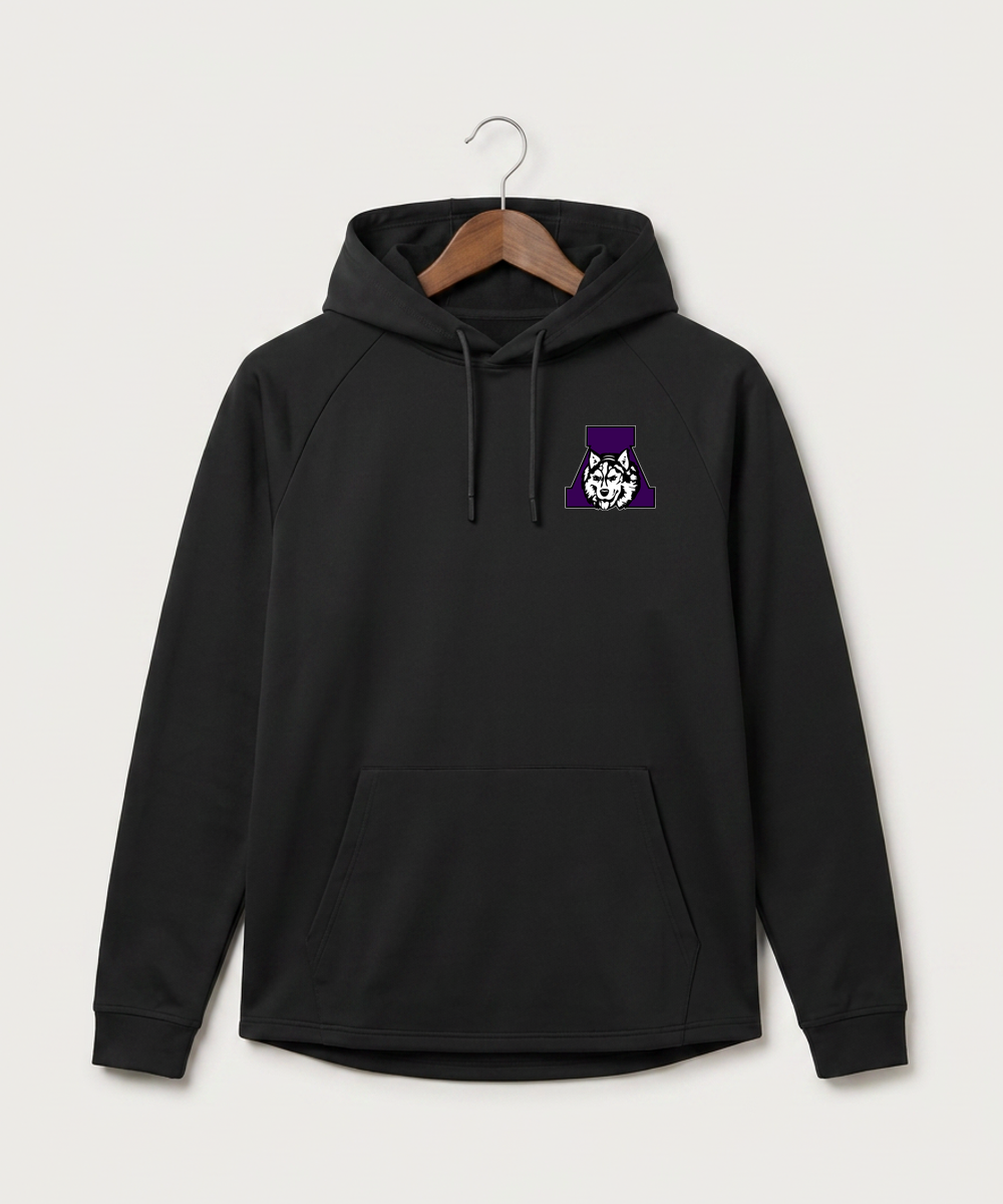 Albany High School Athletics - Black Hoodie - Left Chest