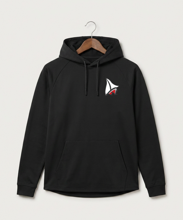 Detroit Lakes Community High School Football (Boys) - Black Hoodie - Left Chest