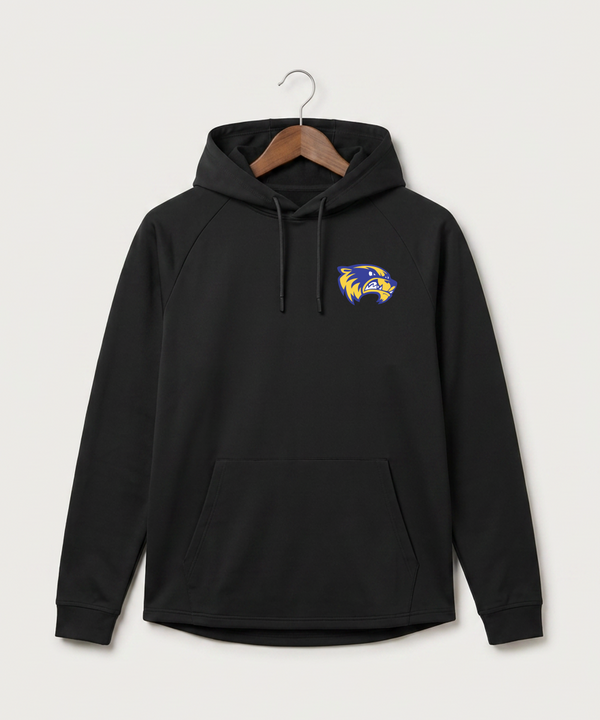 Wadena Deer Creek High School Football (Boys) - Black Hoodie - Left Chest
